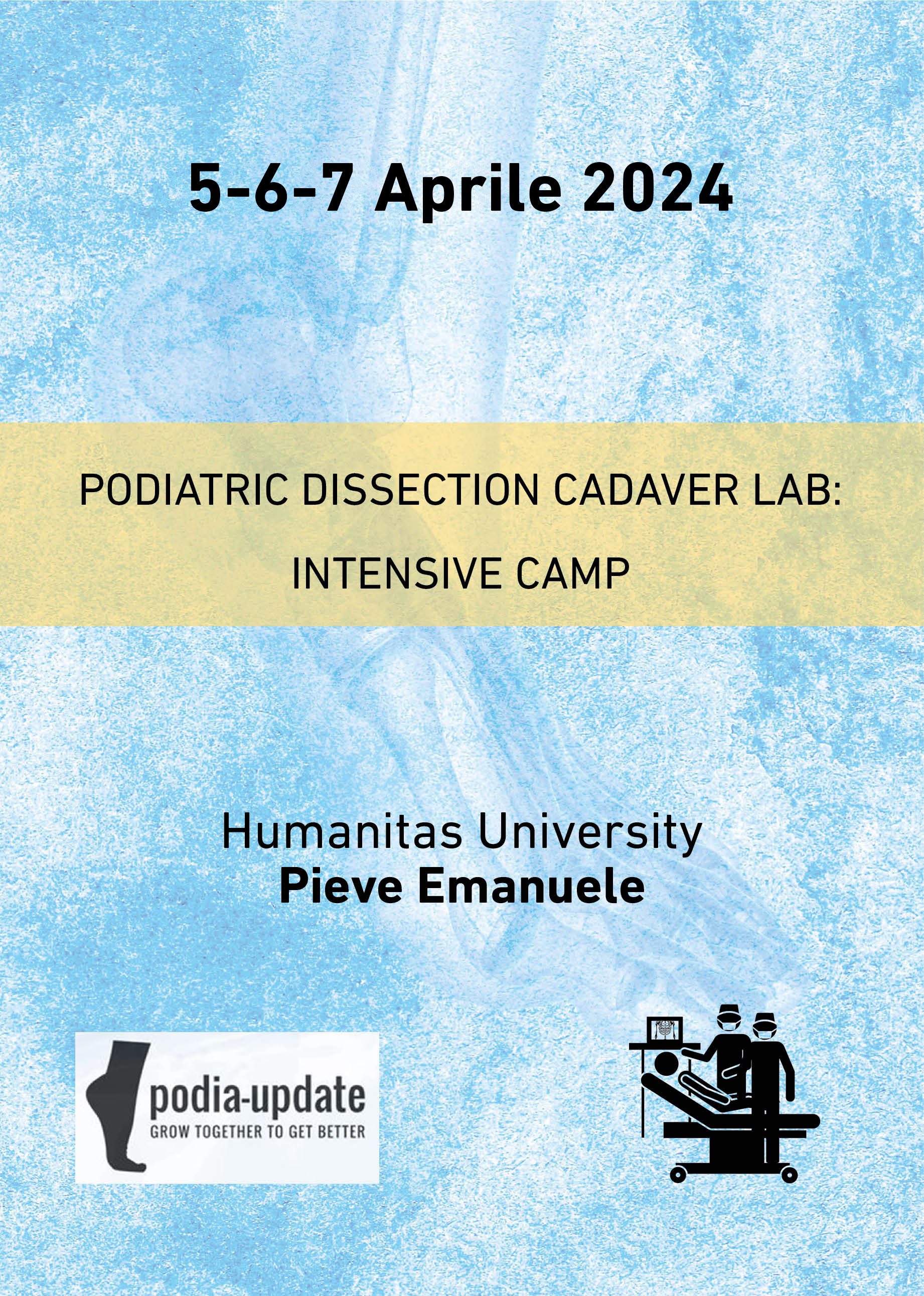 Podiatric dissection cadaver lab: Intensive Camp - Milano, 05 Aprile 2024
